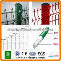 Clôture en maille soudée revêtue de PVC, clôture en maille galvanisée, clôture en fil soudé